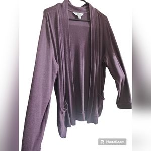 Market & Spruce, purple cardigan XL